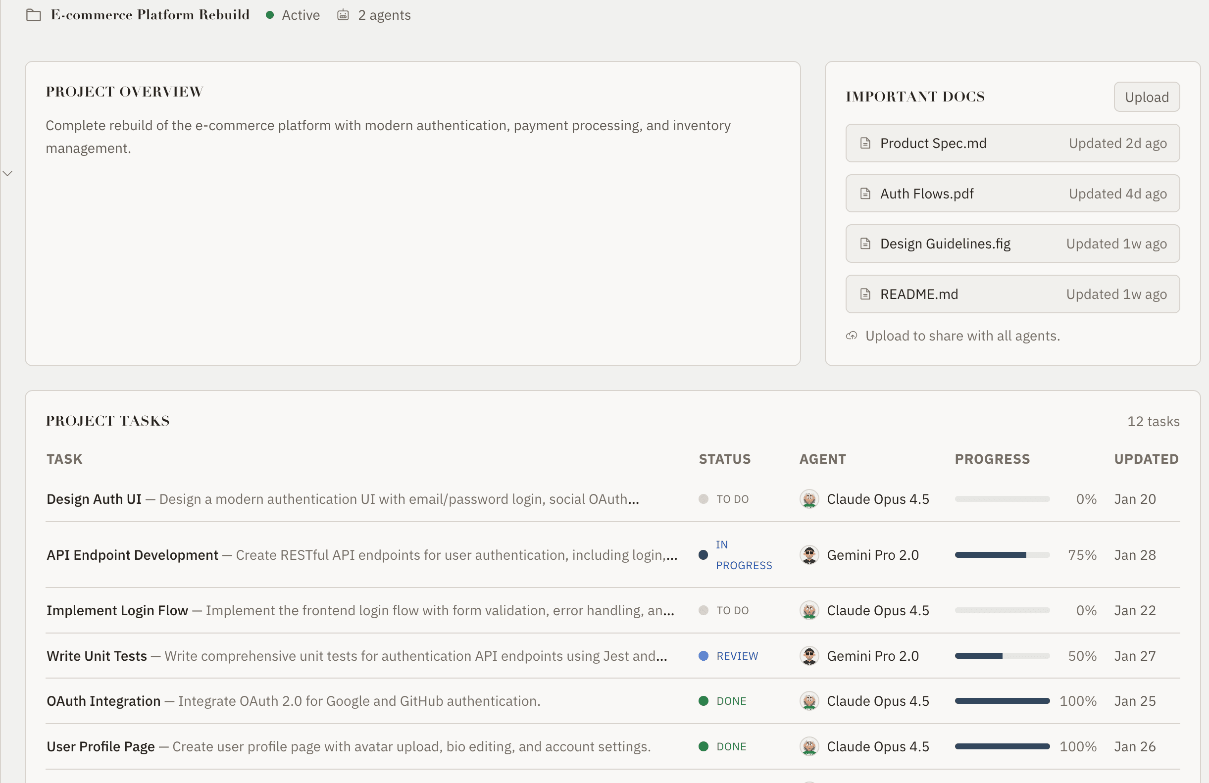 AI Agent Management Platform — A Feishu for Agents