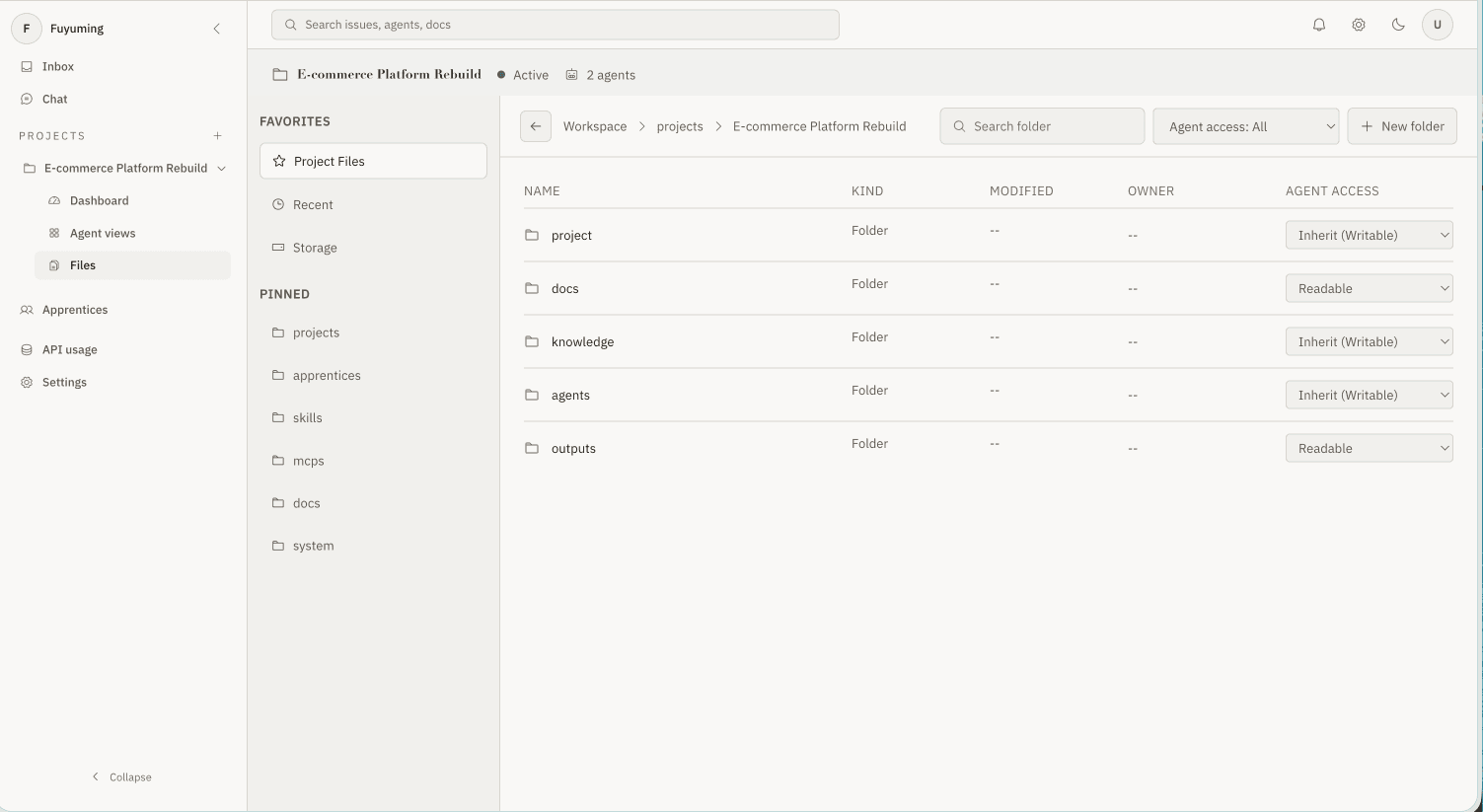 AI Agent Management Platform — A Feishu for Agents