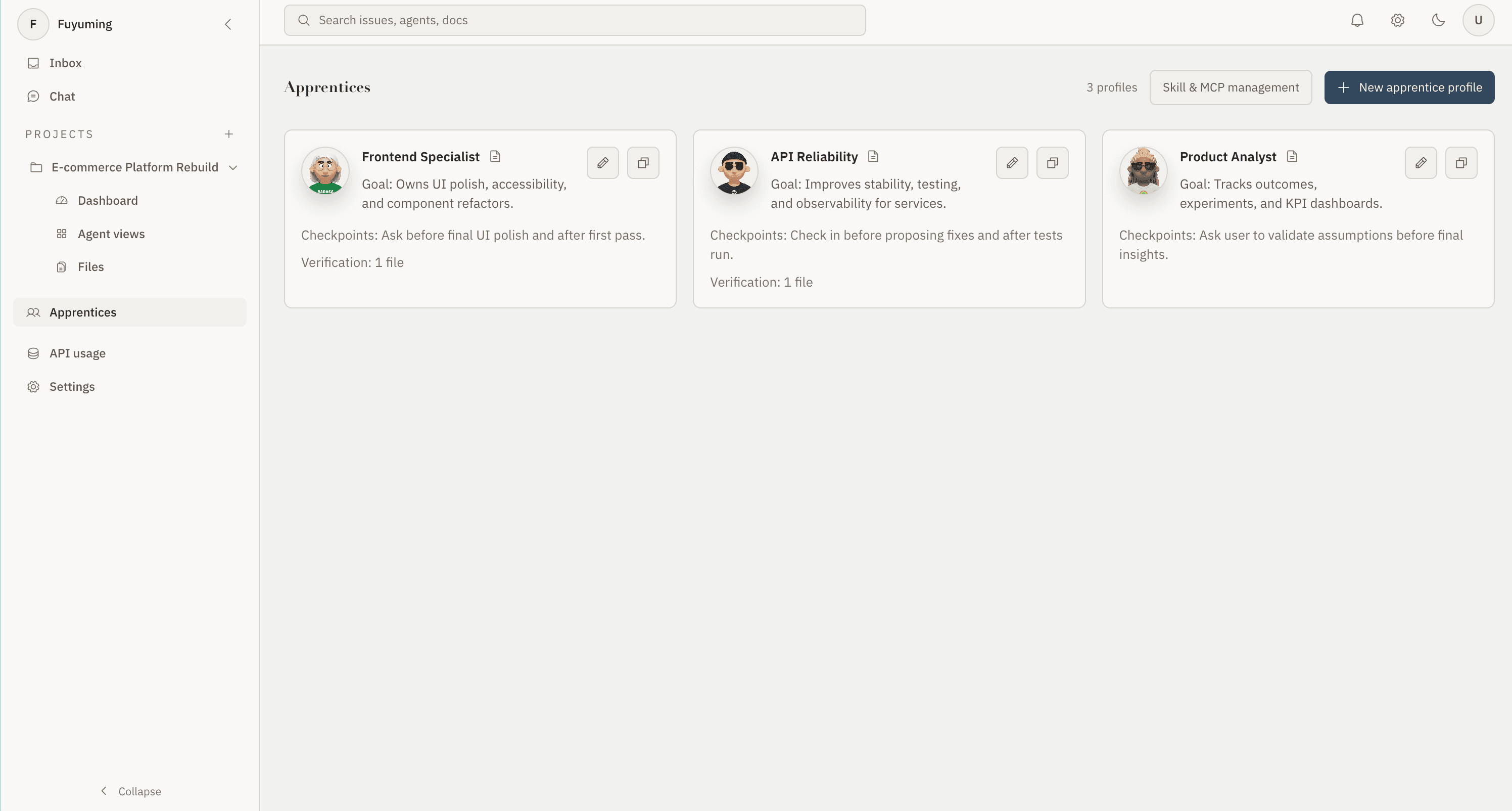 AI Agent Management Platform — A Feishu for Agents