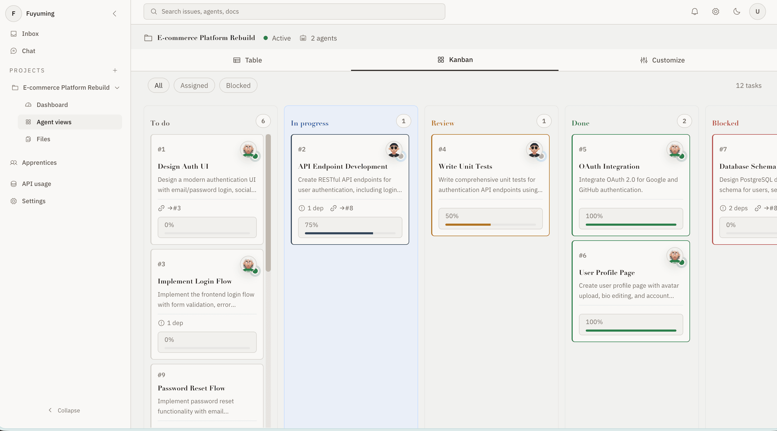 AI Agent Management Platform — A Feishu for Agents